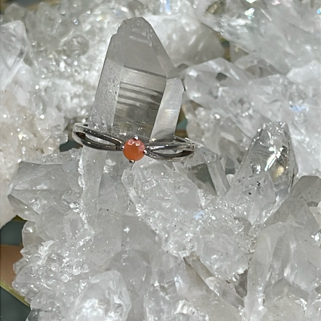 Mexican Fire Opal Ring